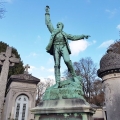 Tomb with a statue